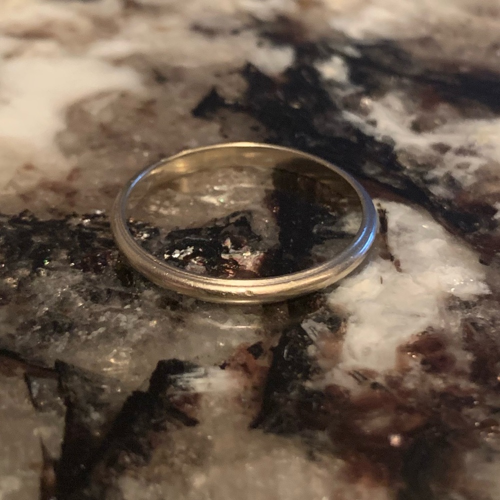 14K Solid Gold Vintage Ring, Size 11